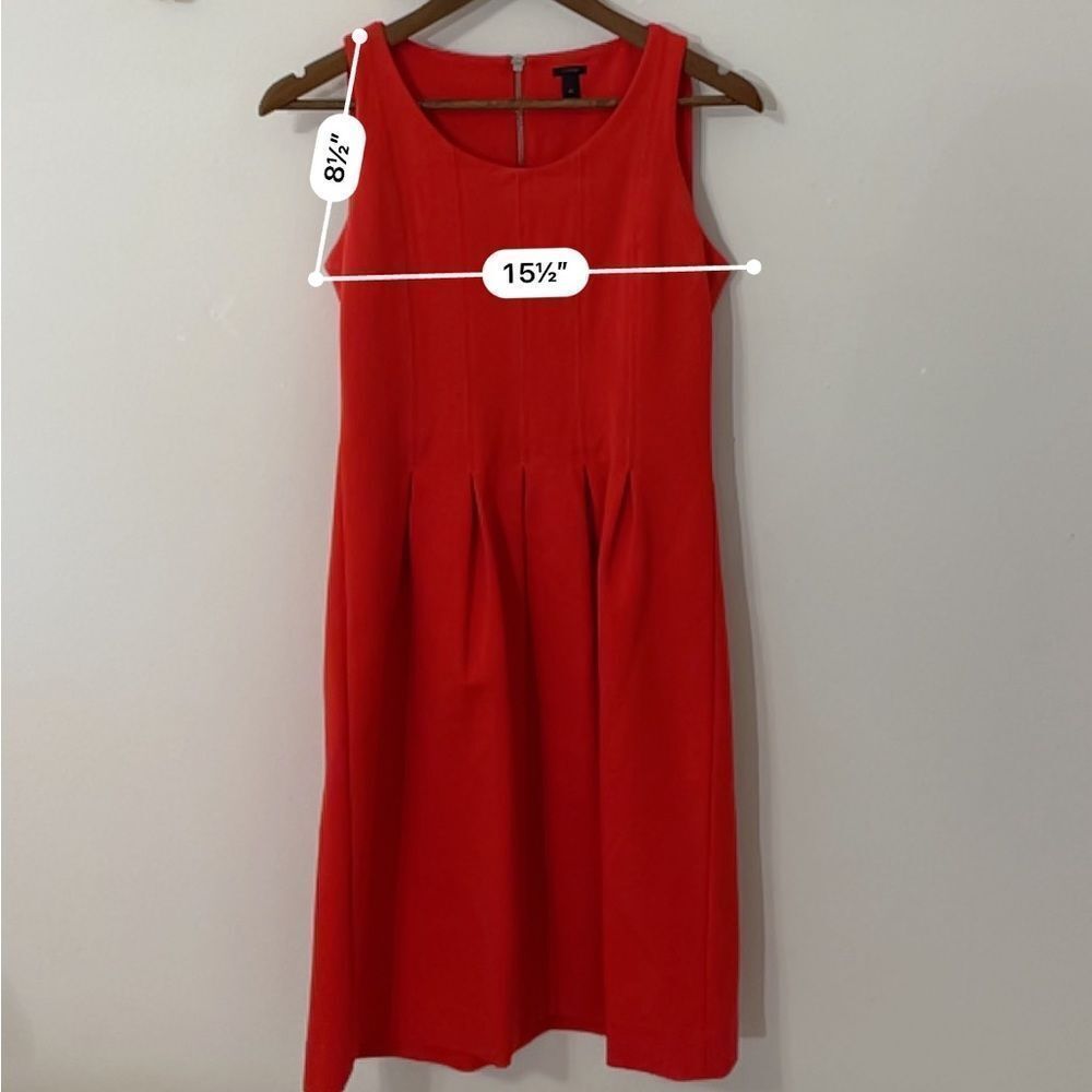 J. Crew  red dress size 6 - Picture 11 of 11